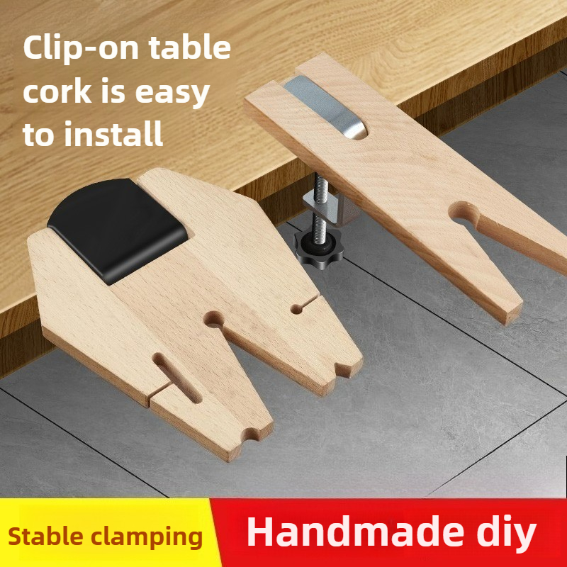 Jewelry Making Table - クランプ式木製クランプ、固定クランプ、穴あけ不要、可動ジュエリー加工テーブル、クランプジュエリーツール