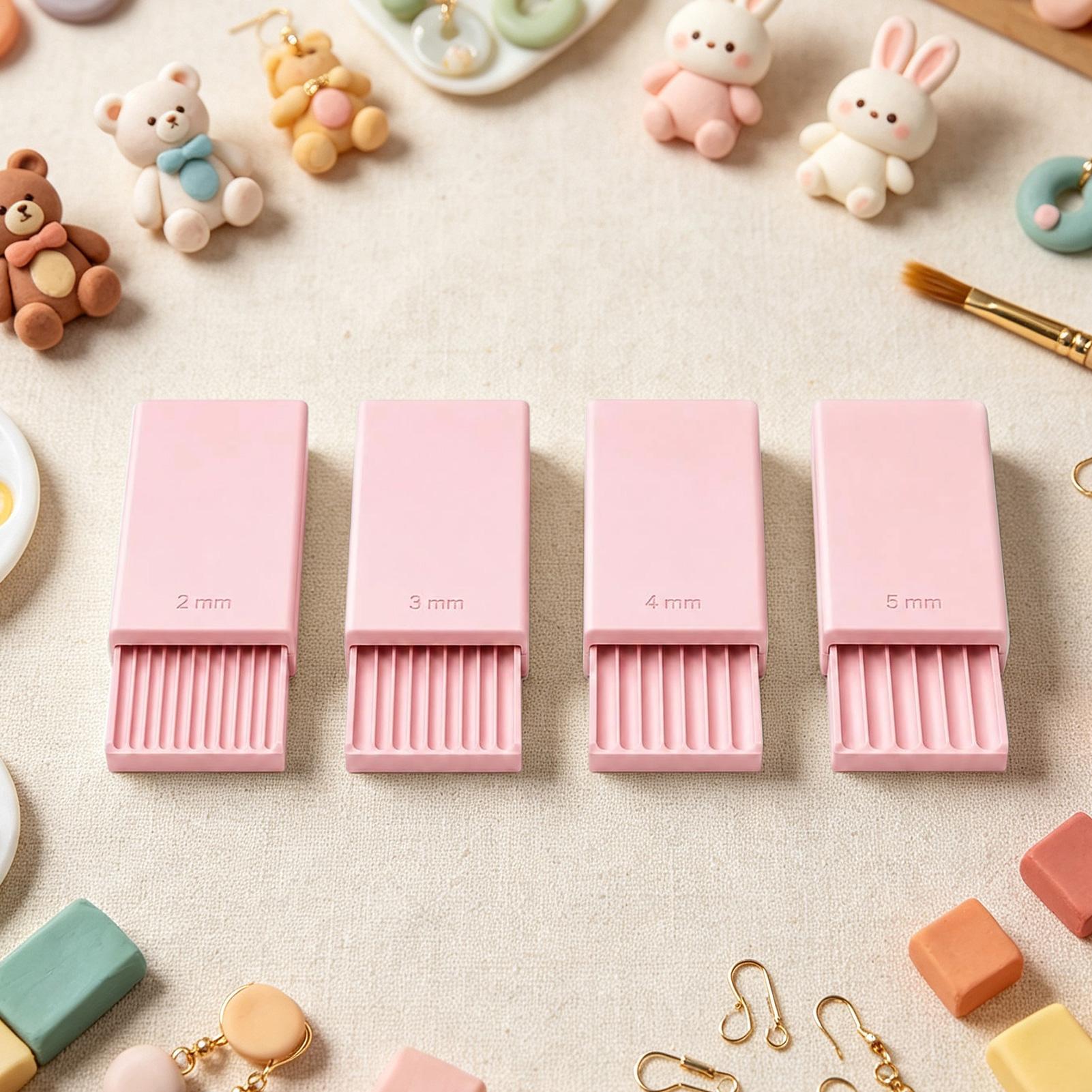 Jewelry Making In Clay - 粘土ボールメーカー DIY 再利用可能 ジュエリー製作 4個入り 3Dプリント粘土ジェルボールメーカーツール