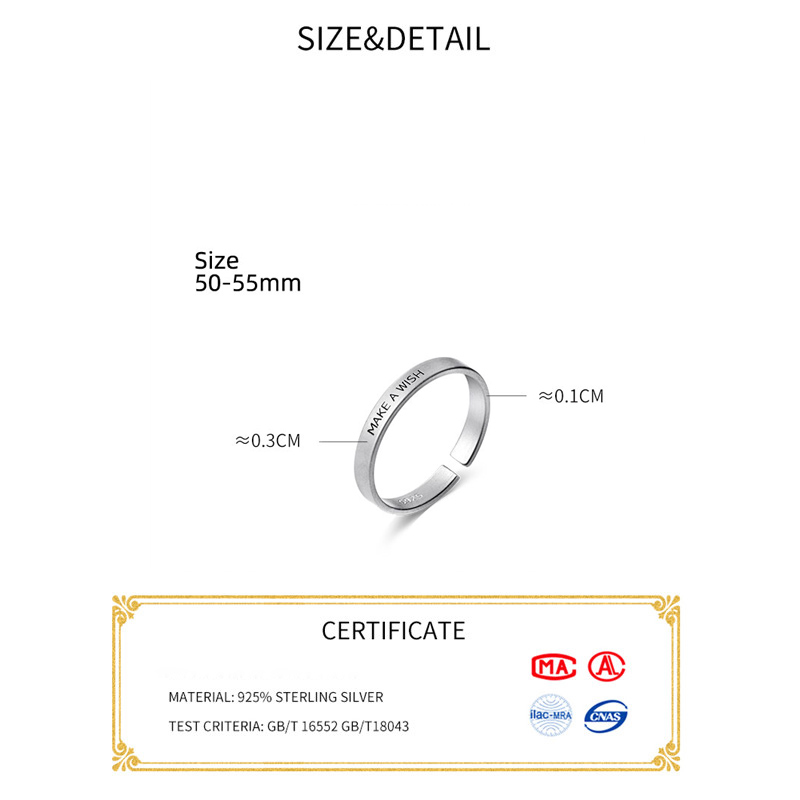 ラmonada 53-57ミリメートルサイズ変更可能な925 - Jewelry Making In La のレビューと価格