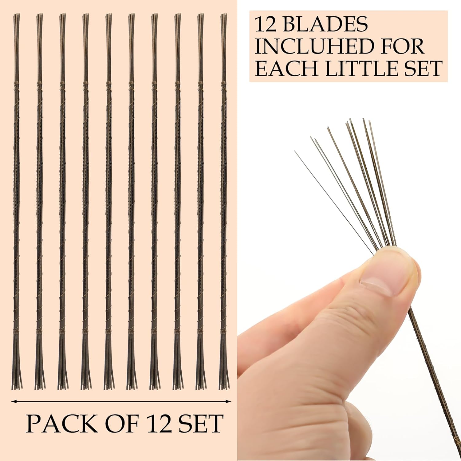 3-in-1調整可能なジュエリーソーセット（12枚の刃と木製 - Jewelry Making Table のレビューと価格