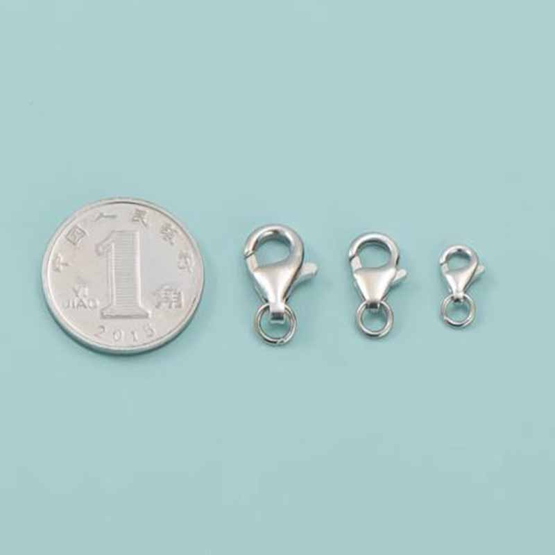 2個入り 本物の純銀925製 ロブスタークラスプ ゴールドバ - Jewelry Making Gold のレビューと価格