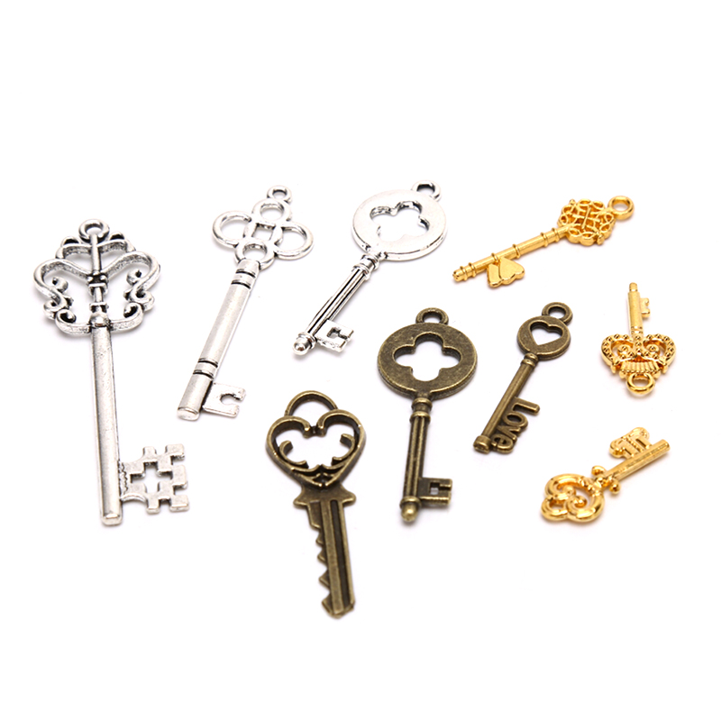 [LA] 13個入り ヴィンテージメタルミックススタイルキー - Jewelry Making In La のレビューと価格