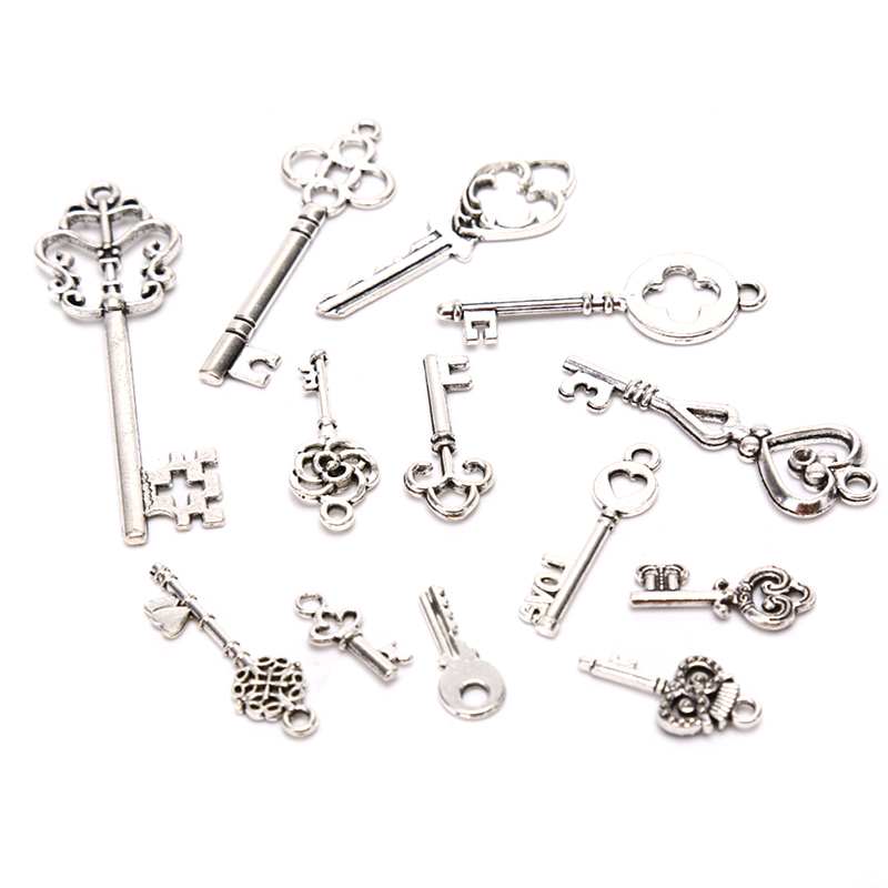 [LA] 13個入り ヴィンテージメタルミックススタイルキー - Jewelry Making In La のレビューと価格