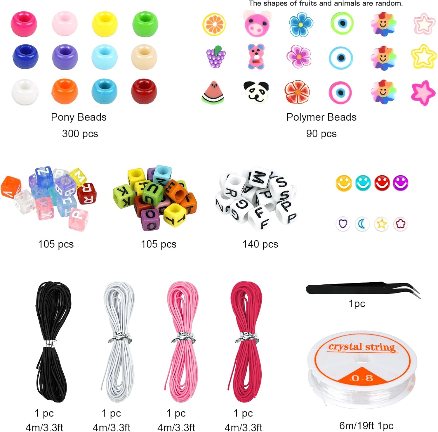 Dowsabelブレスレット作成キット、ポニーポリマークレイ - Jewelry Making In Clay のレビューと価格