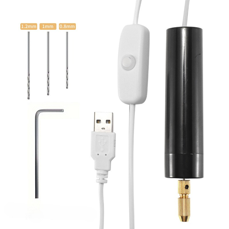 ミニUSB電源式電動ドリル、ハンドヘルド回転ツール、エポキシ - Jewelry Making Dc のレビューと価格