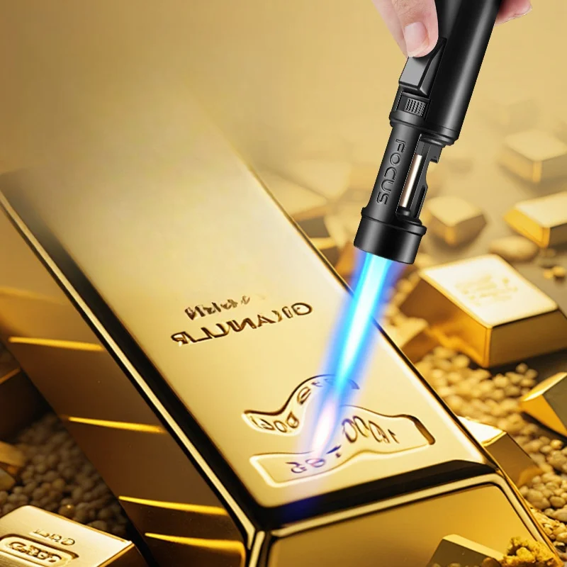 新型メタル防風ブルートーチブタンガスライター1300 ℃   - Jewelry Making Torch のレビューと価格