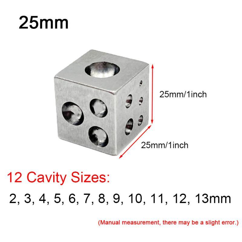 研磨された高炭素鋼の空洞を備えたダッピングブロックスクエア  - Jewelry Making Torch のレビューと価格