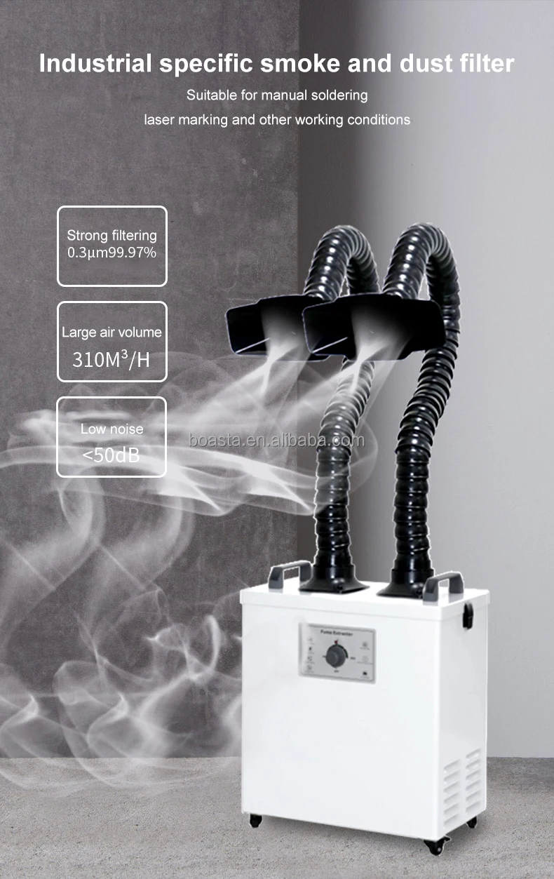 Boasta 煙空気清浄機 デュアルアーム排煙装置 トリプル - Jewelry Making In La のレビューと価格