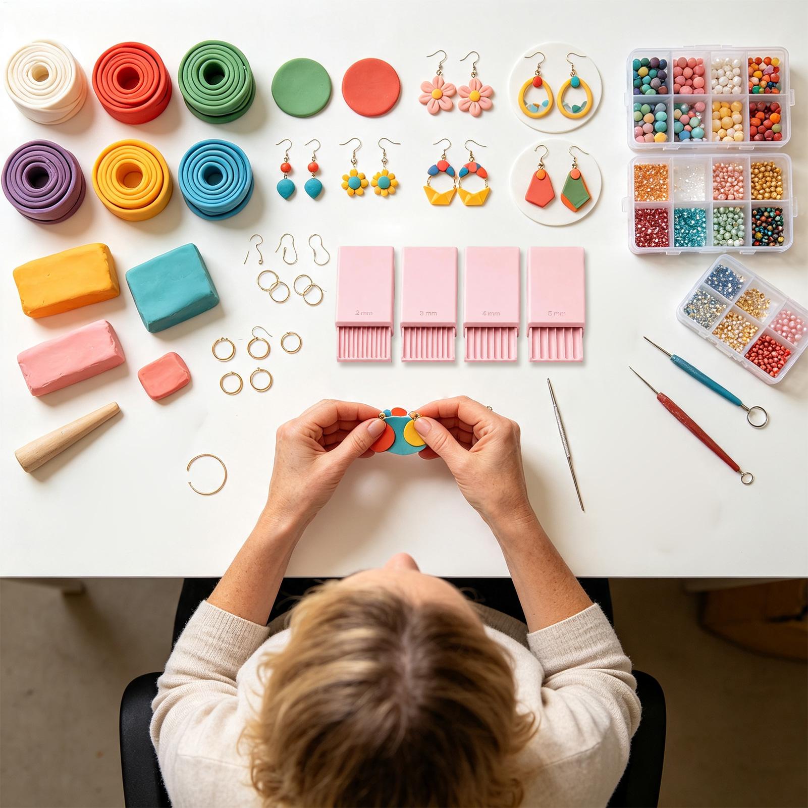3Dプリント粘土ボールメーカー DIY 再利用可能 4ピース - Jewelry Making In Clay のレビューと価格