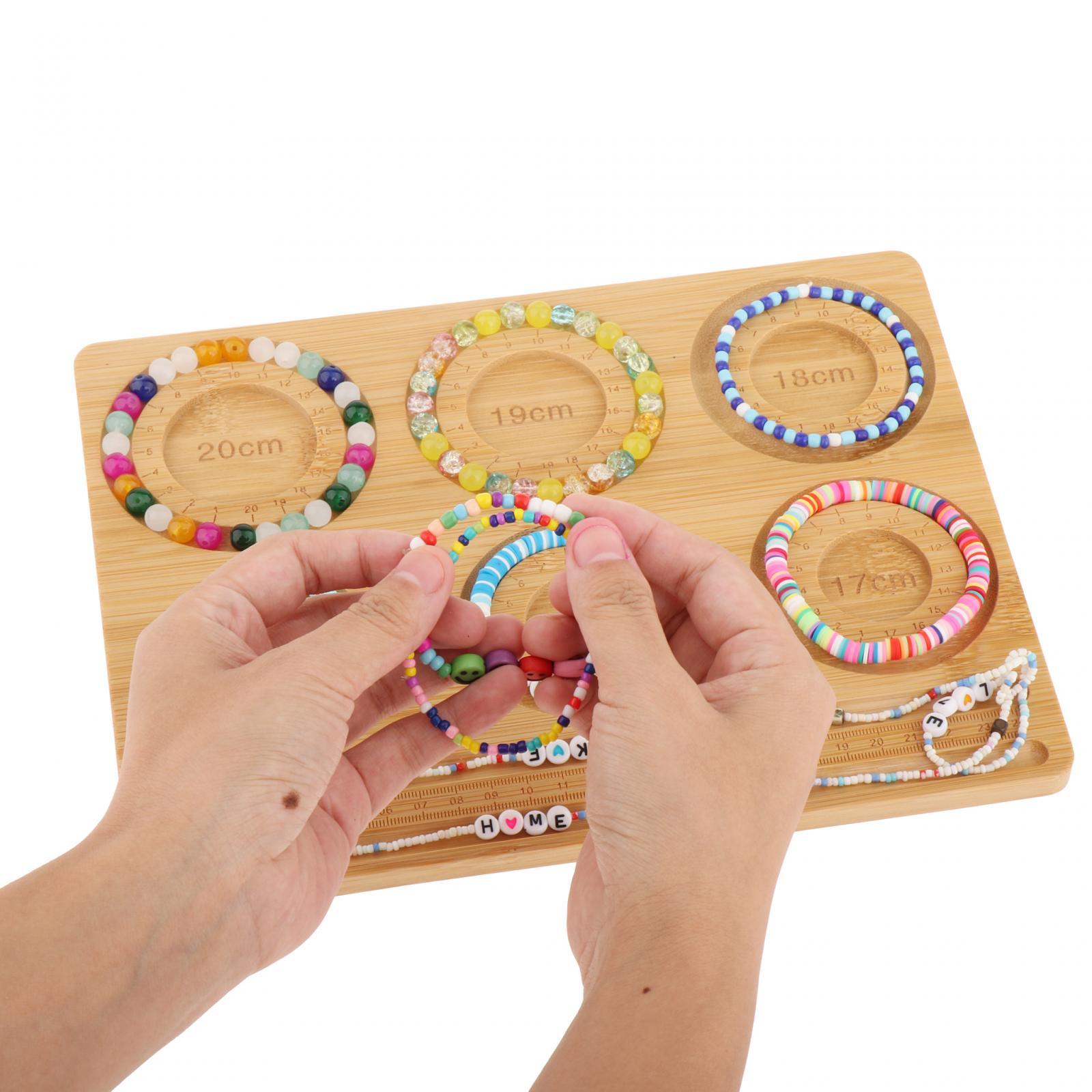 ビーズボード 実用的な竹製ジュエリートレイオーガナイザー ジ - Jewelry Making Table のレビューと価格