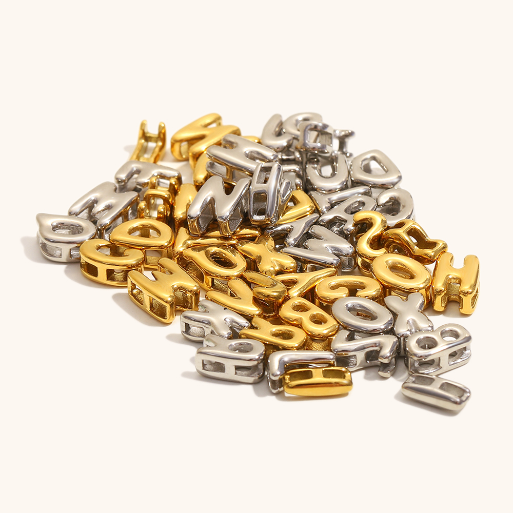 La.Muses 26文字ホロービーズ ステンレススチールチ - Jewelry Making In La のレビューと価格