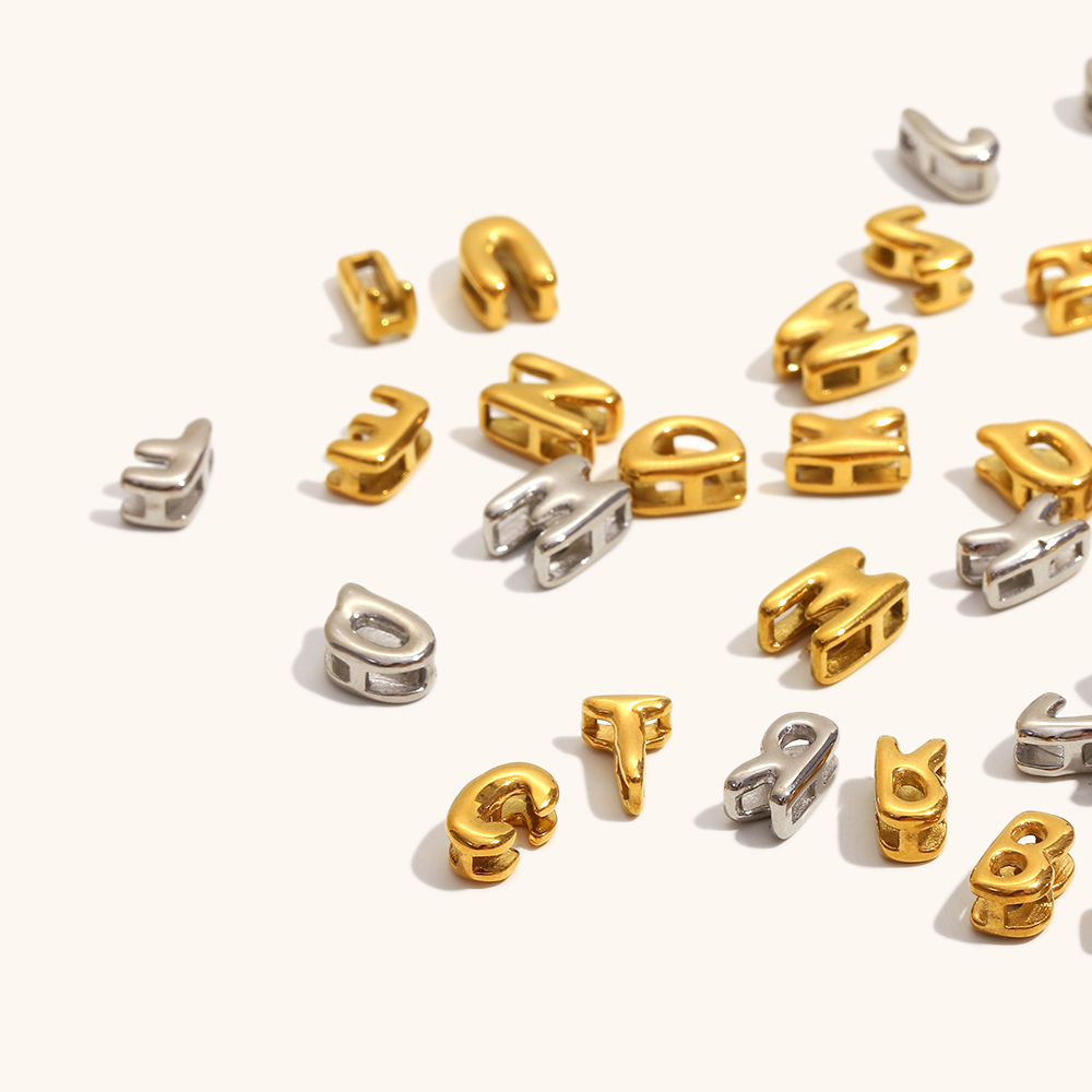 La.Muses 26文字ホロービーズ ステンレススチールチ - Jewelry Making In La のレビューと価格