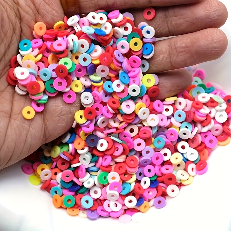 1000個、6mm（0.236インチ）、混合色ポリマークレイ - Jewelry Making In Clay のレビューと価格