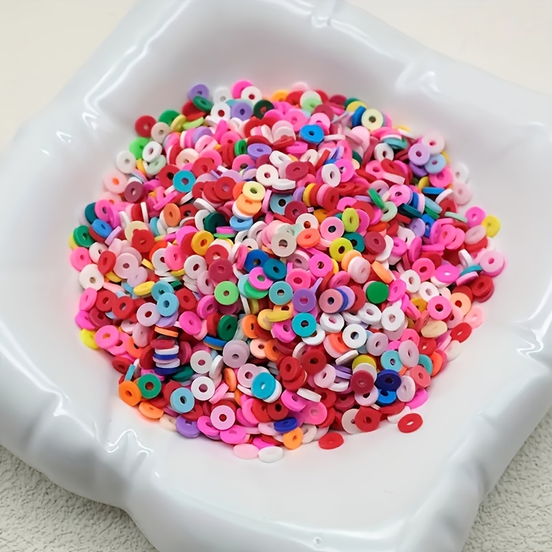 1000個、6mm（0.236インチ）、混合色ポリマークレイ - Jewelry Making In Clay のレビューと価格