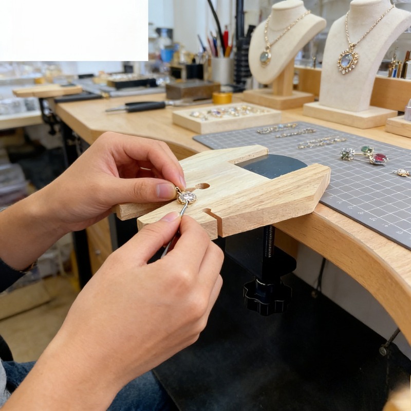 プロフェッショナルベンチピンアンビルセット（Vスロット木製ク - Jewelry Making Table のレビューと価格