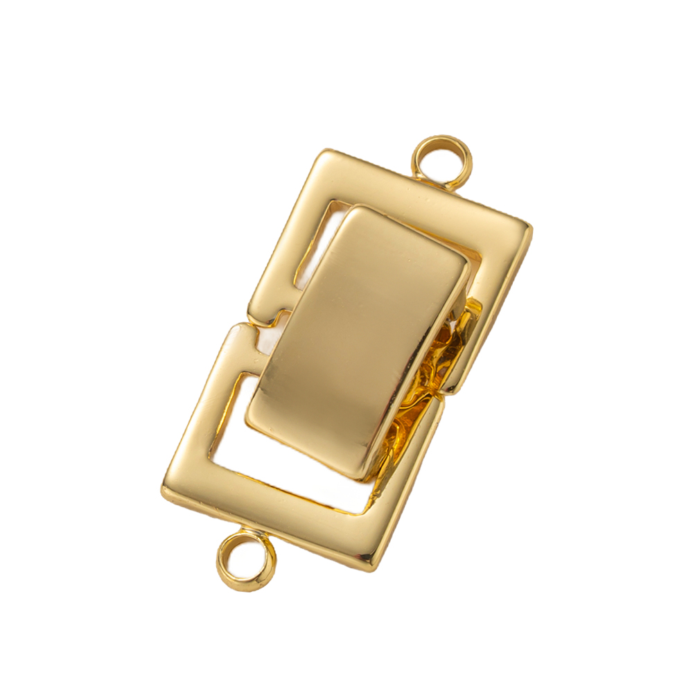 2個入り 14K金メッキ レイヤードクラスプ 2連ネックレス - Jewelry Making Gold のレビューと価格