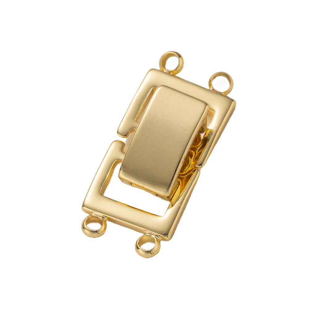 2個入り 14K金メッキ レイヤードクラスプ 2連ネックレス - Jewelry Making Gold のレビューと価格